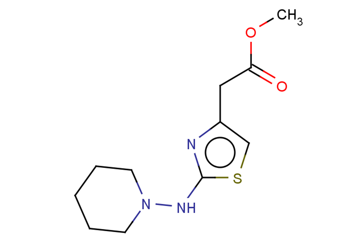 methyl 2-{2-[(piperidin-1-yl)amino]-1,3-thiazol-4-yl}acetate