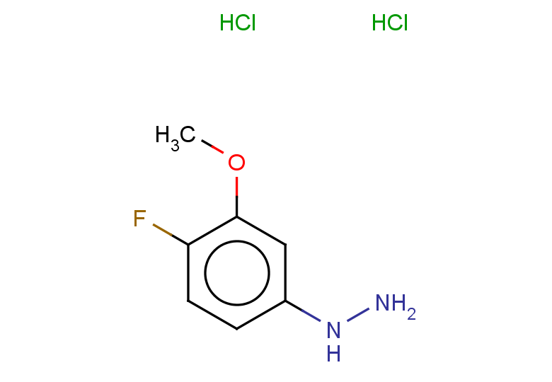 (4-fluoro-3-methoxyphenyl)hydrazine dihydrochloride