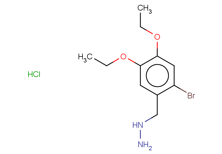[(2-bromo-4,5-diethoxyphenyl)methyl]hydrazine hydrochloride