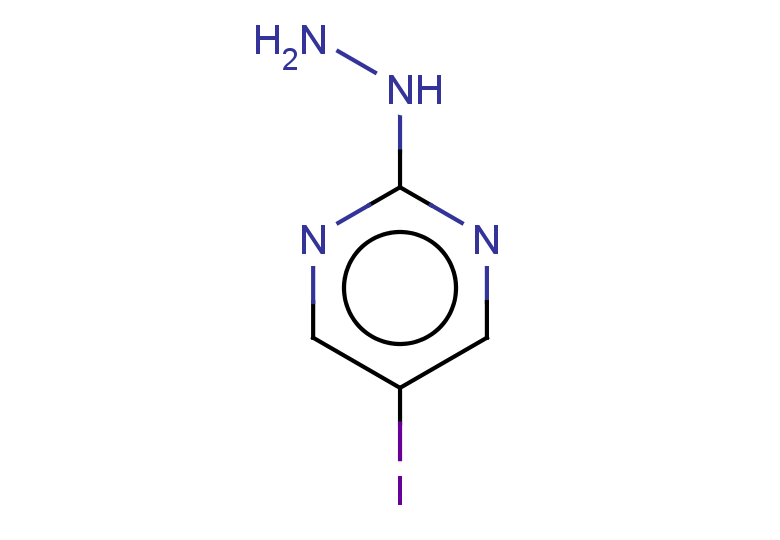 2-hydrazinyl-5-iodopyrimidine