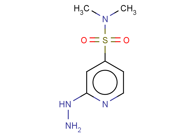 2-hydrazinyl-N,N-dimethylpyridine-4-sulfonamide