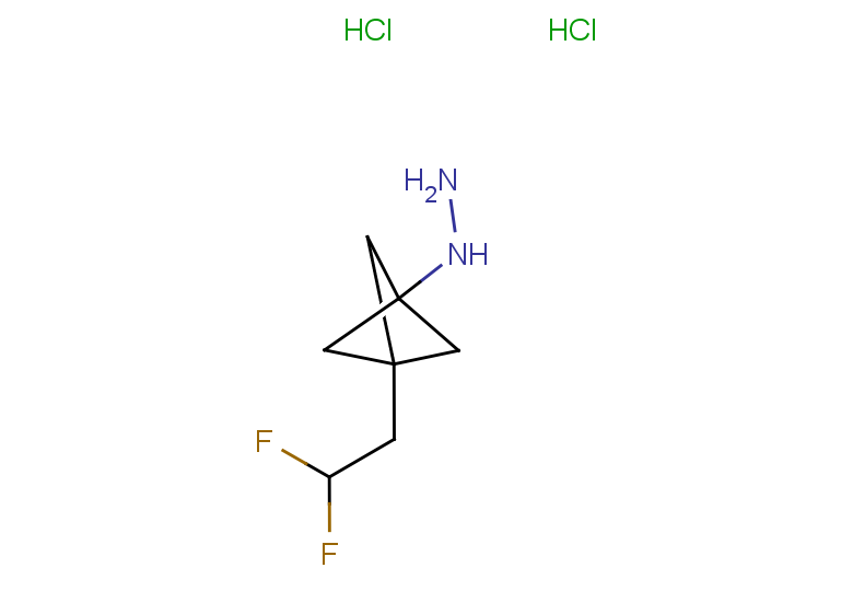 [3-(2,2-difluoroethyl)bicyclo[1.1.1]pentan-1-yl]hydrazine dihydrochloride