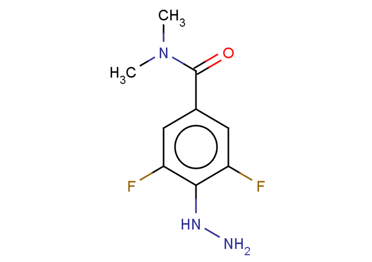 3,5-difluoro-4-hydrazinyl-N,N-dimethylbenzamide