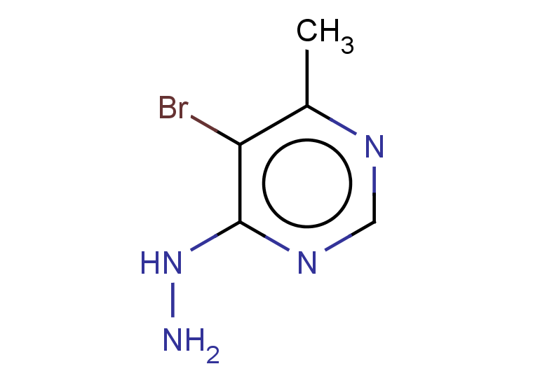5-bromo-4-hydrazinyl-6-methylpyrimidine