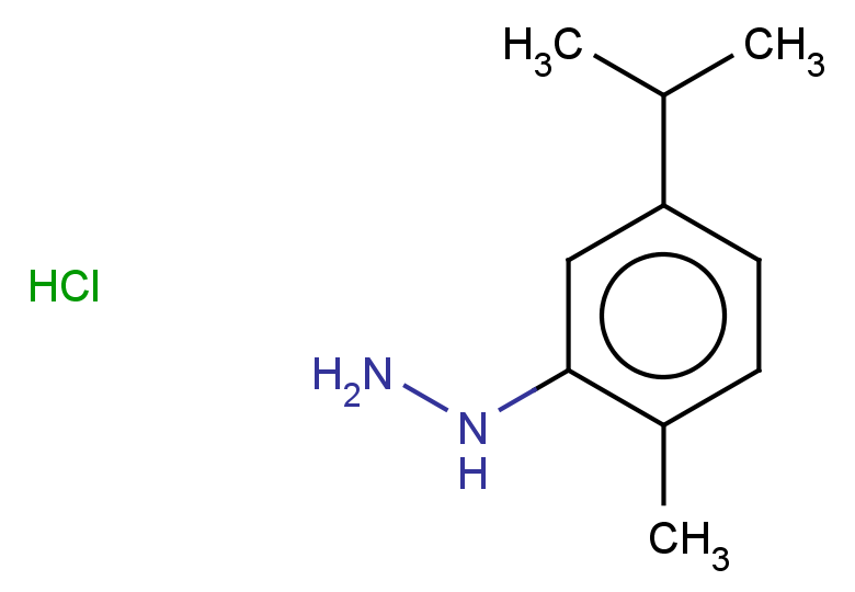 [2-methyl-5-(propan-2-yl)phenyl]hydrazine hydrochloride