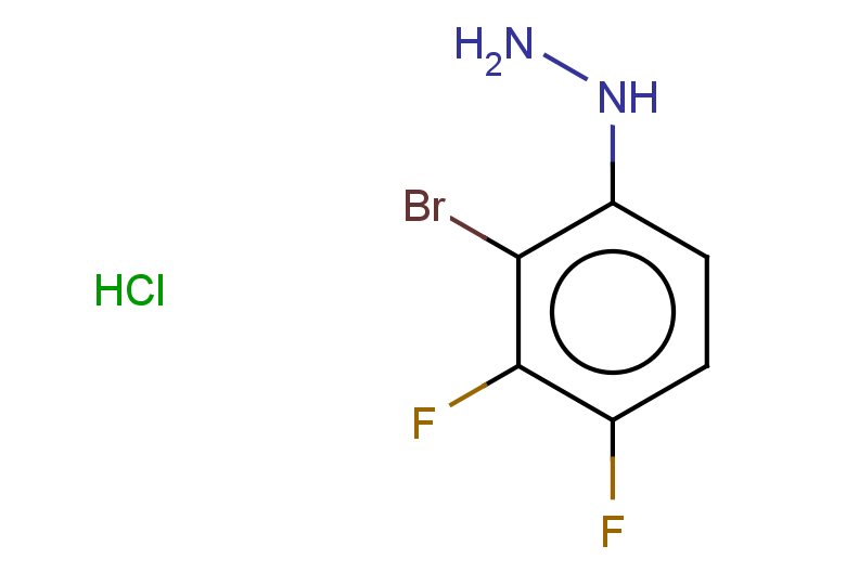 (2-bromo-3,4-difluorophenyl)hydrazine hydrochloride