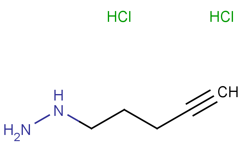 (pent-4-yn-1-yl)hydrazine dihydrochloride