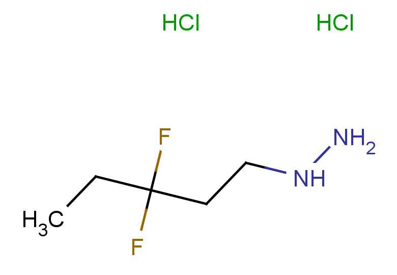 (3,3-difluoropentyl)hydrazine dihydrochloride