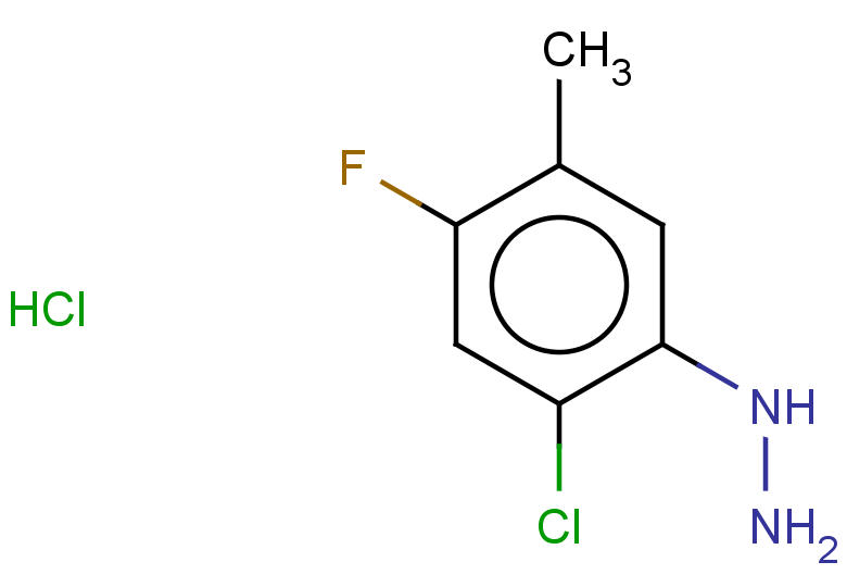 (2-chloro-4-fluoro-5-methylphenyl)hydrazine hydrochloride