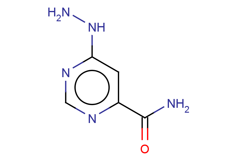 6-hydrazinylpyrimidine-4-carboxamide