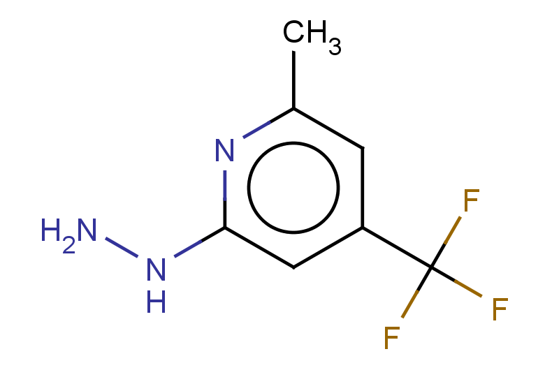 2-hydrazinyl-6-methyl-4-(trifluoromethyl)pyridine