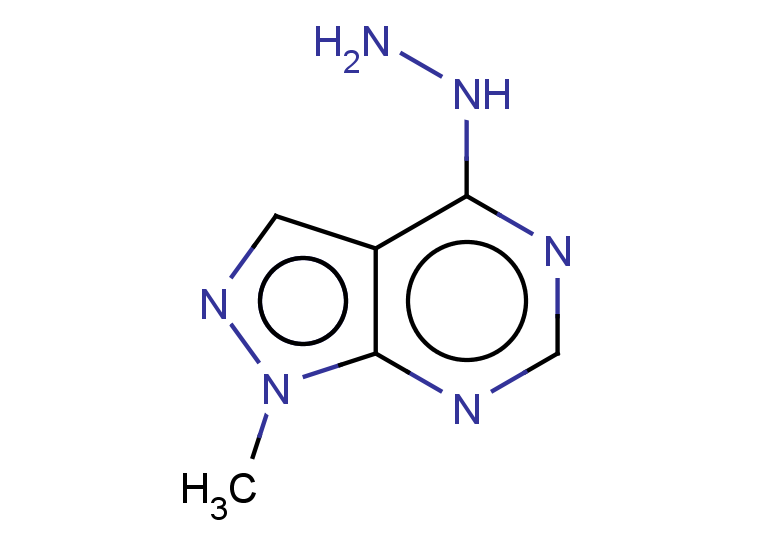 4-hydrazinyl-1-methyl-1H-pyrazolo[3,4-d]pyrimidine