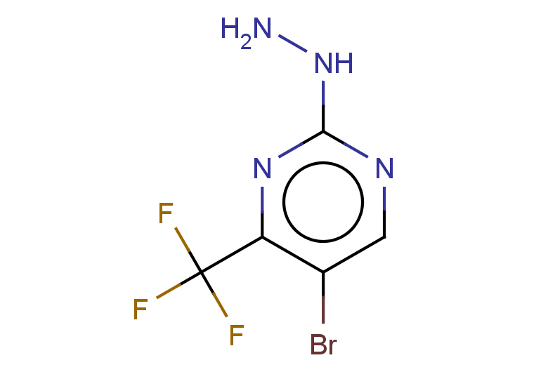 5-bromo-2-hydrazinyl-4-(trifluoromethyl)pyrimidine