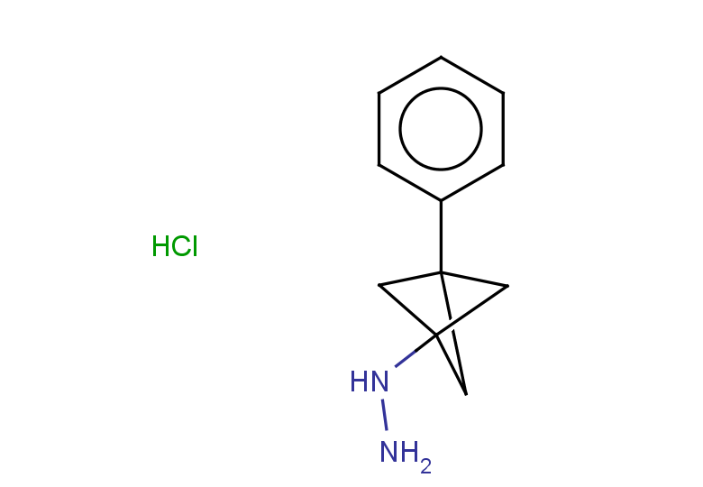 {3-phenylbicyclo[1.1.1]pentan-1-yl}hydrazine hydrochloride