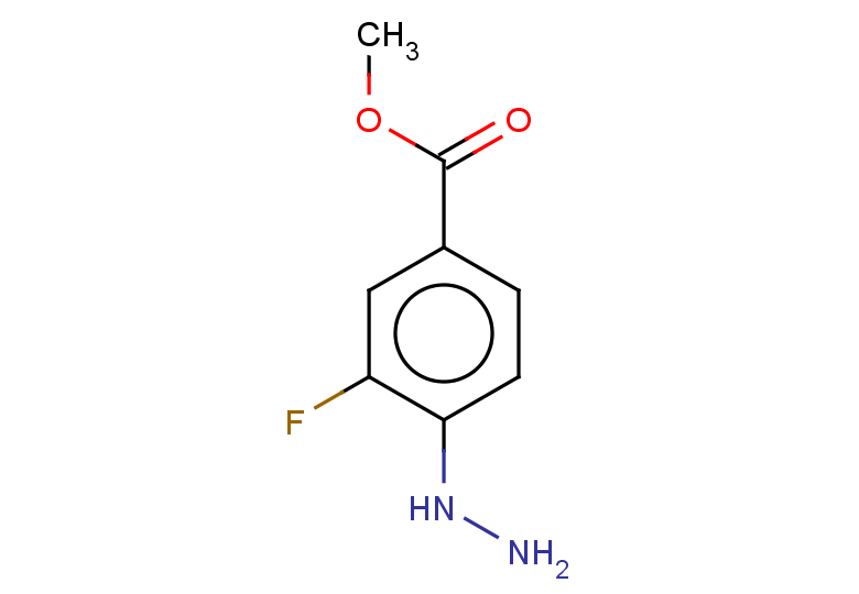 methyl 3-fluoro-4-hydrazinylbenzoate