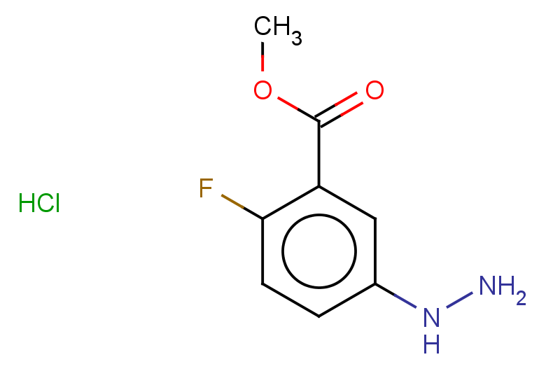 methyl 2-fluoro-5-hydrazinylbenzoate hydrochloride