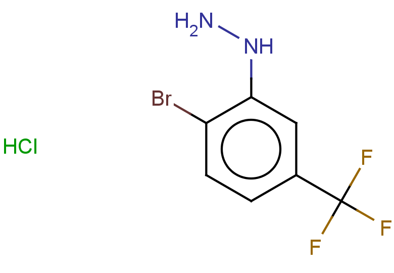 [2-bromo-5-(trifluoromethyl)phenyl]hydrazine hydrochloride