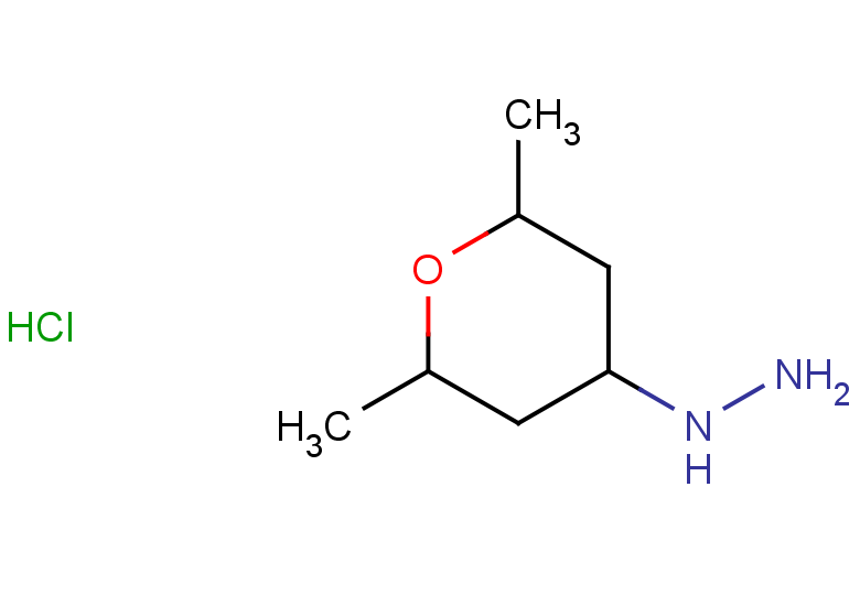 (2,6-dimethyloxan-4-yl)hydrazine hydrochloride