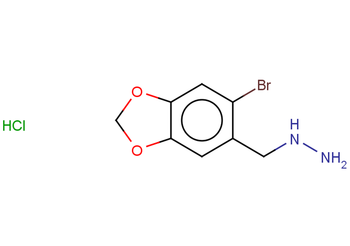 [(6-bromo-1,3-dioxaindan-5-yl)methyl]hydrazine hydrochloride