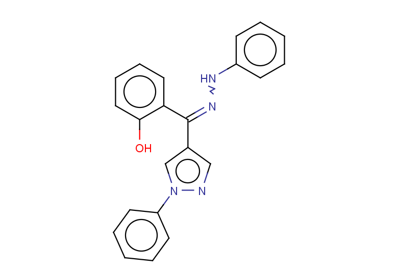 2-[(1-phenyl-1H-pyrazol-4-yl)(2-phenylhydrazin-1-ylidene)methyl]phenol