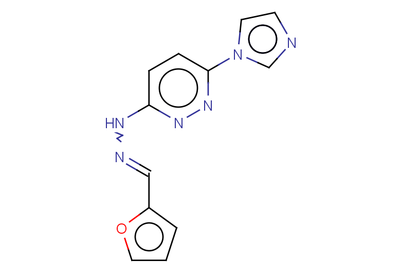 3-[2-(furan-2-ylmethylidene)hydrazin-1-yl]-6-(1H-imidazol-1-yl)pyridazine