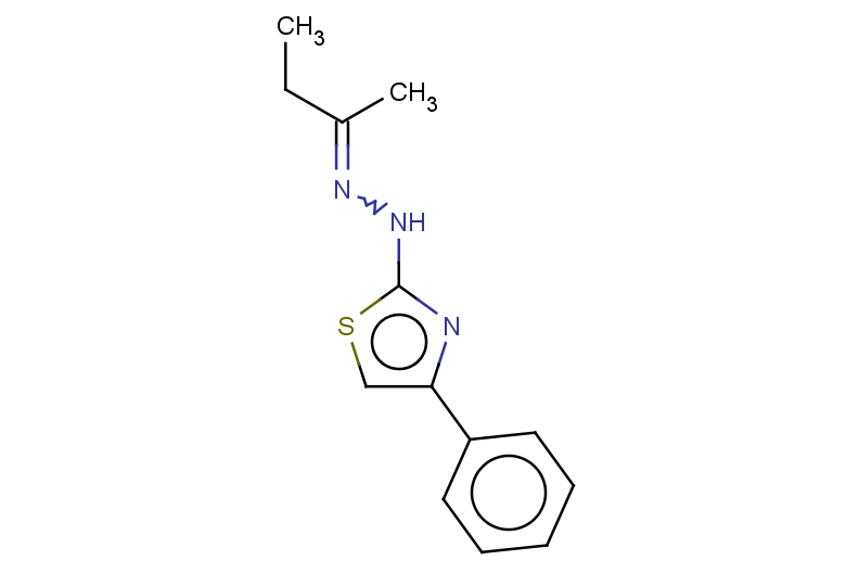 2-[2-(butan-2-ylidene)hydrazin-1-yl]-4-phenyl-1,3-thiazole