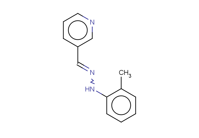 3-{[2-(2-methylphenyl)hydrazin-1-ylidene]methyl}pyridine