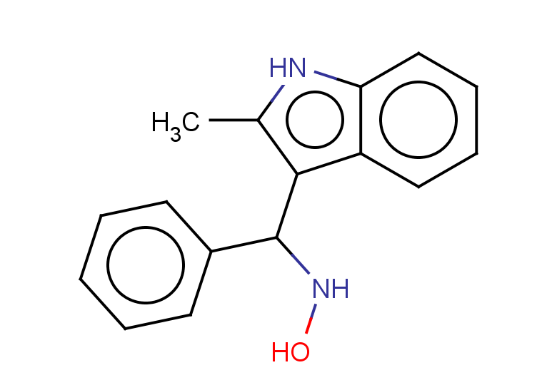N-[(2-methyl-1H-indol-3-yl)(phenyl)methyl]hydroxylamine