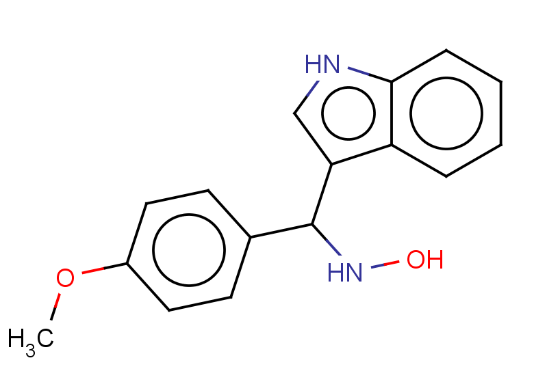 N-[(1H-indol-3-yl)(4-methoxyphenyl)methyl]hydroxylamine