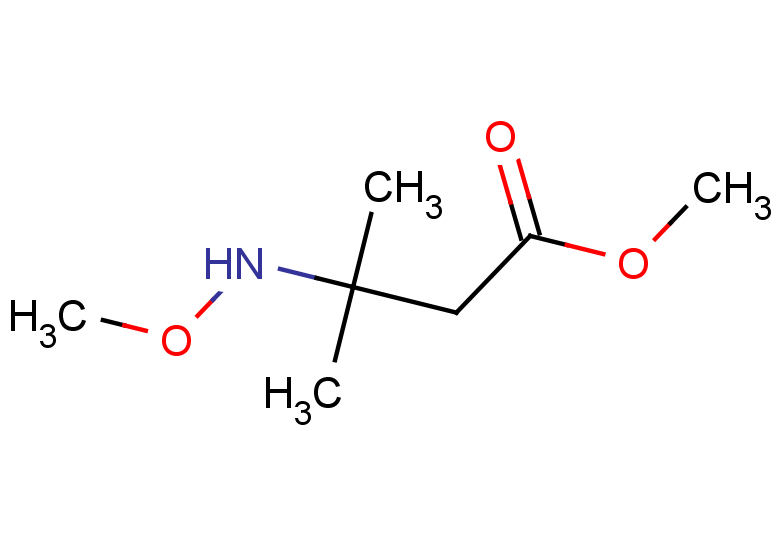 methyl 3-(methoxyamino)-3-methylbutanoate