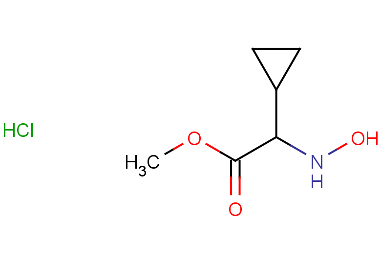 methyl 2-cyclopropyl-2-(N-hydroxyamino)acetate hydrochloride