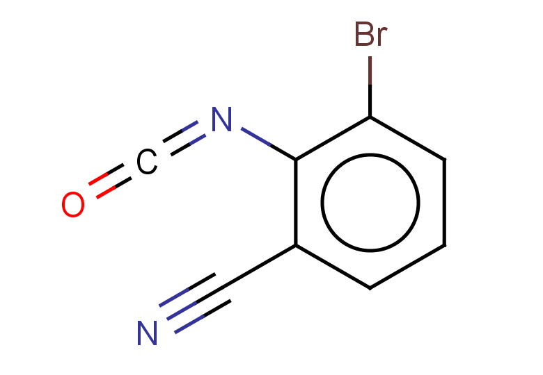 3-bromo-2-isocyanatobenzonitrile
