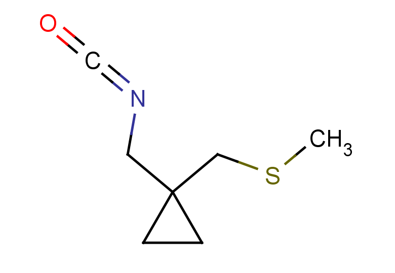 1-(isocyanatomethyl)-1-[(methylsulfanyl)methyl]cyclopropane