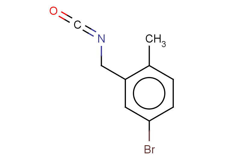 4-bromo-2-(isocyanatomethyl)-1-methylbenzene
