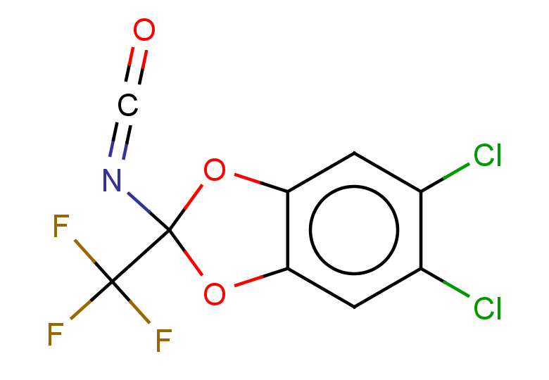 5,6-dichloro-2-isocyanato-2-(trifluoromethyl)-1,3-dioxaindane