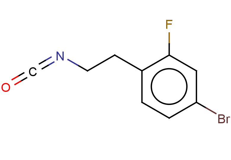 4-bromo-2-fluoro-1-(2-isocyanatoethyl)benzene