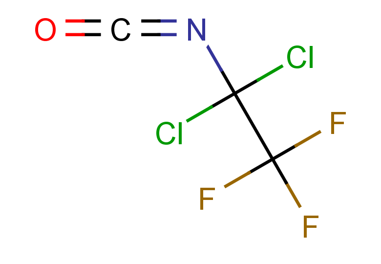 1,1-dichloro-2,2,2-trifluoro-1-isocyanatoethane