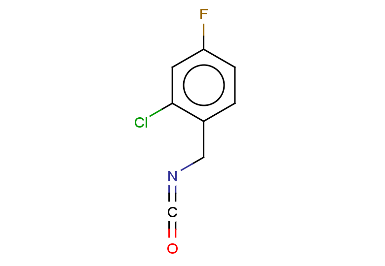 2-chloro-4-fluoro-1-(isocyanatomethyl)benzene