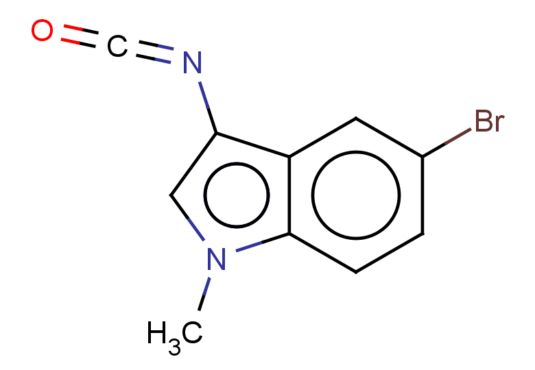 5-bromo-3-isocyanato-1-methyl-1H-indole