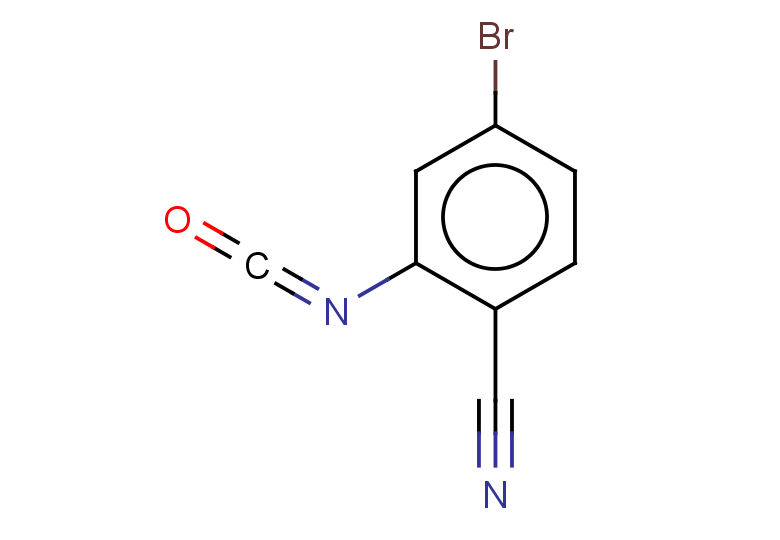 4-bromo-2-isocyanatobenzonitrile