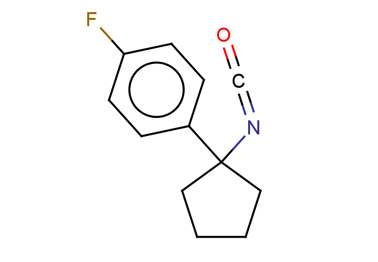 1-fluoro-4-(1-isocyanatocyclopentyl)benzene