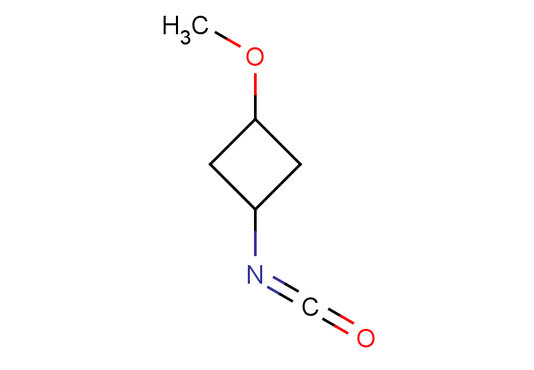1-isocyanato-3-methoxycyclobutane, Mixture of diastereomers