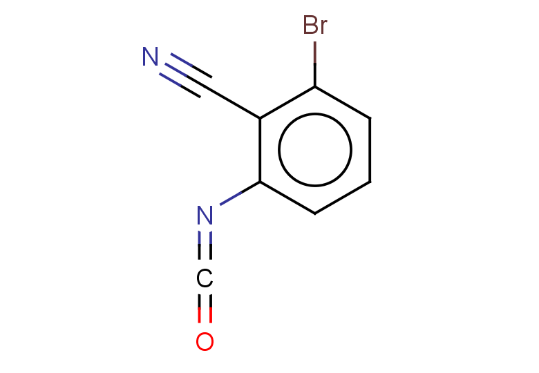 2-bromo-6-isocyanatobenzonitrile