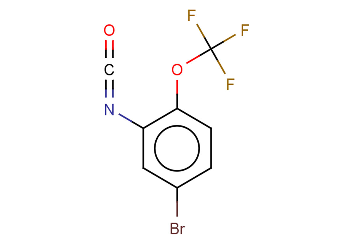 4-bromo-2-isocyanato-1-(trifluoromethoxy)benzene