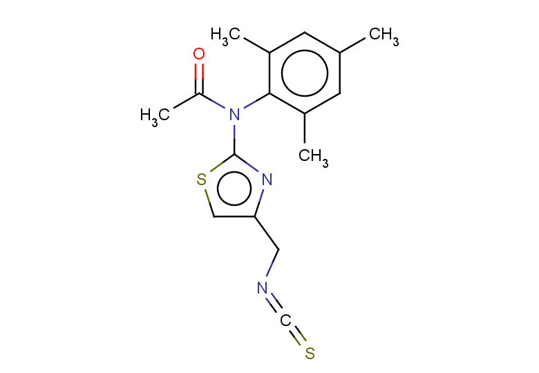 N-[4-(isothiocyanatomethyl)-1,3-thiazol-2-yl]-N-(2,4,6-trimethylphenyl)acetamide