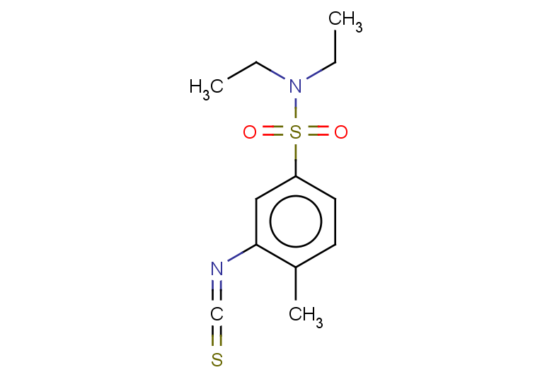 N,N-diethyl-3-isothiocyanato-4-methylbenzene-1-sulfonamide