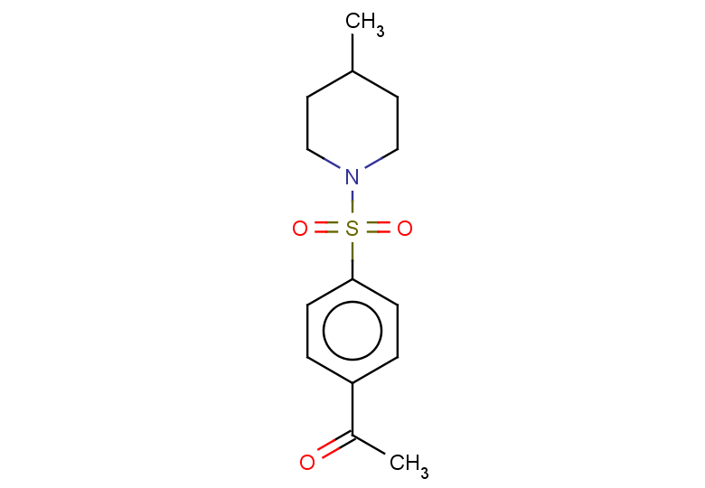 1-{4-[(4-methylpiperidin-1-yl)sulfonyl]phenyl}ethan-1-one
