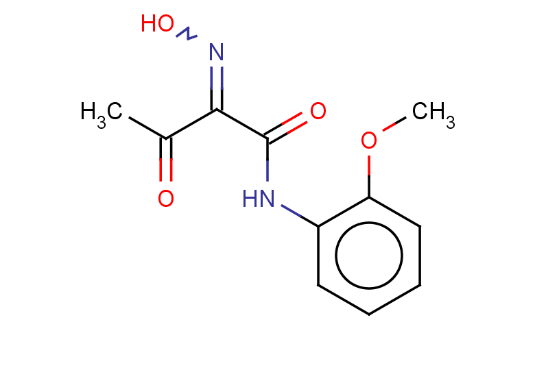 2-(N-hydroxyimino)-N-(2-methoxyphenyl)-3-oxobutanamide