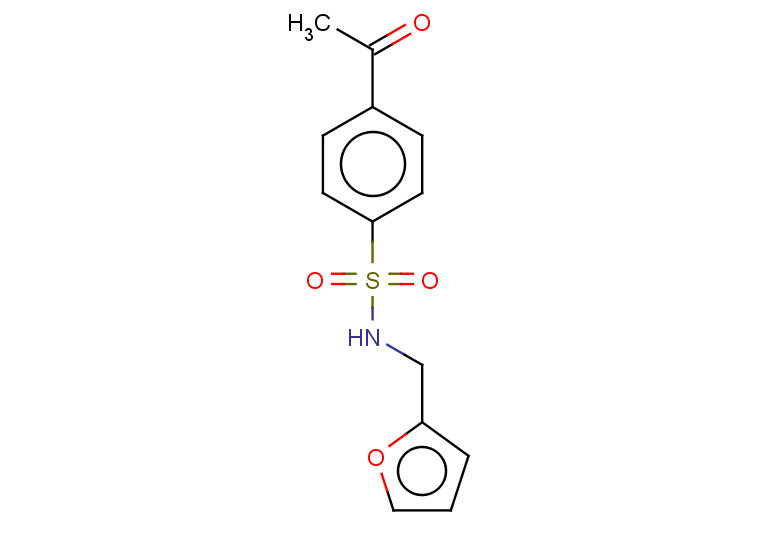 4-acetyl-N-(furan-2-ylmethyl)benzene-1-sulfonamide