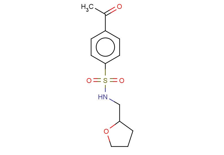 4-acetyl-N-(oxolan-2-ylmethyl)benzene-1-sulfonamide